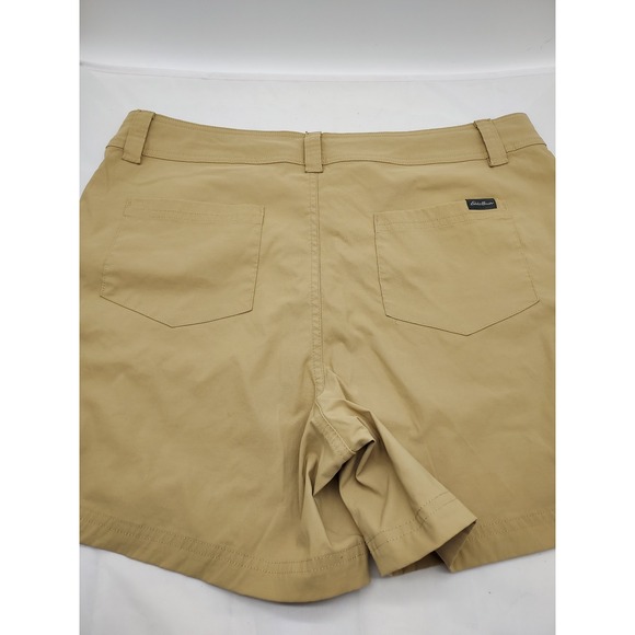 Eddie Bauer Women's Size 14 Khaki Beige Cargo Shorts Hiking Outdoor - Picture 5 of 5